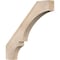 Ekena Millwork 3 1/2"W x 26"D x 26"H Balboa Smooth Knee Brace, Douglas Fir BRC04X26X26BOA00SDF - alternate 1